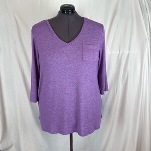Women's Lane Bryant Lightweight 3/4 Sleeved V-neck Sweater w/ Pocket Size 18/20